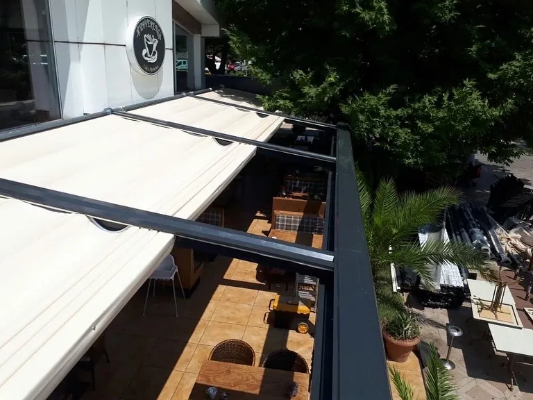 Pergola Tavan — hava ne yaparsa yapsın